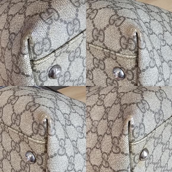 Authentic GUCCI Monogram GG Canvas Joy Supreme Tote - Picture 7 of 11